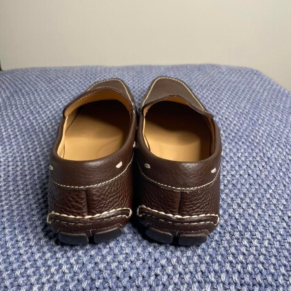 Prada brown leather loafers. Size 9.5 #luxury #loafers - Picture 3 of 7